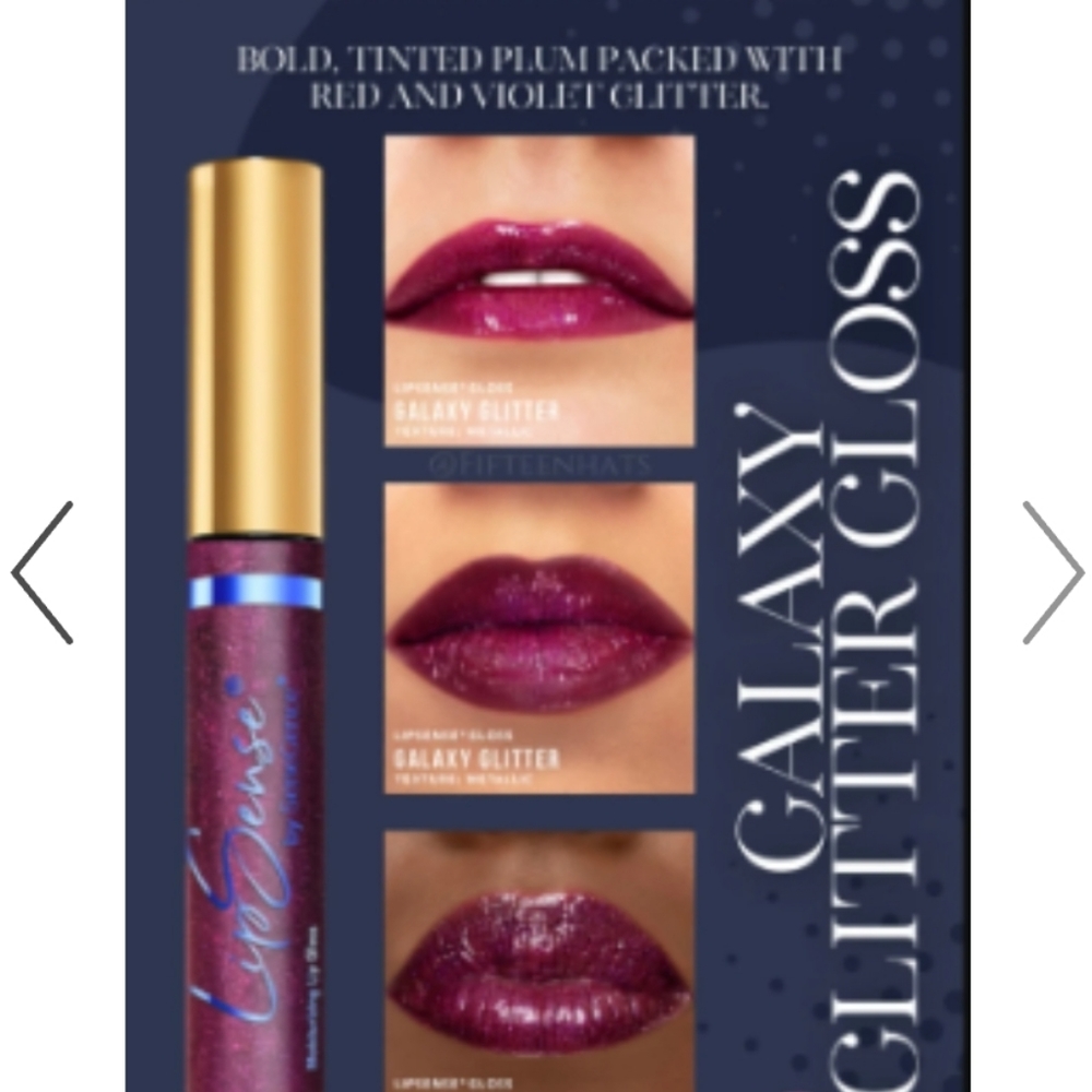 Lipsense Galaxy Glitter Lip Gloss Limited Edition rare restock - Picture 1 of 8